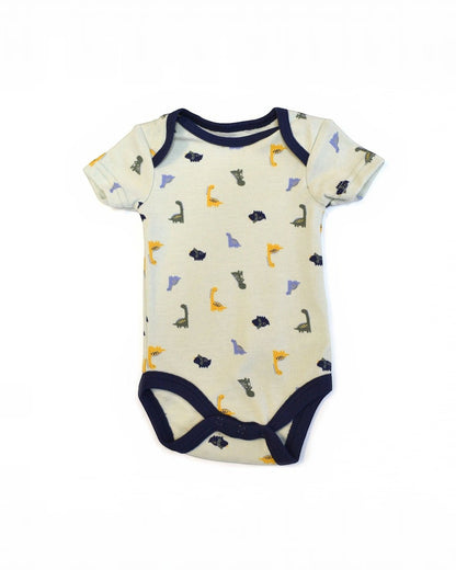 3pcs Dinosaur Bodysuit Pants & Bib Set