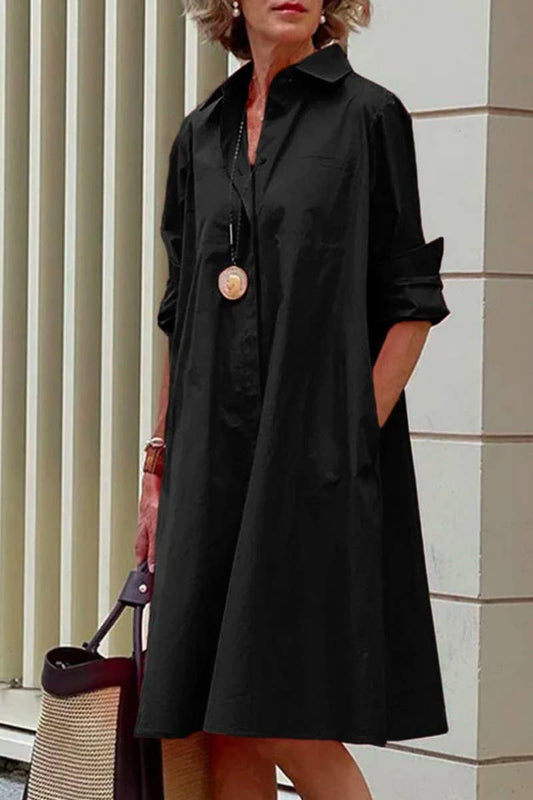 Long Sleeve Shirt Dress