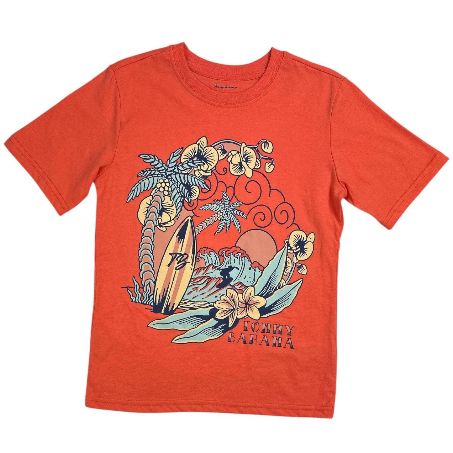 Tommy Bahama Orange Surf Tee