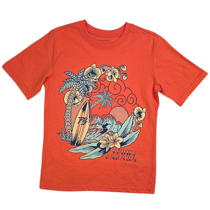 Tommy Bahama Orange Surf Tee