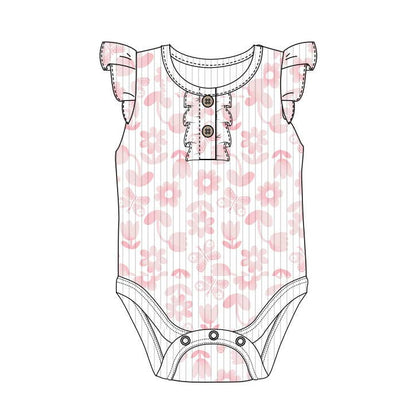 Baby Girl Summer Clothes Sleeveless Romper with Headband Boho Outfits