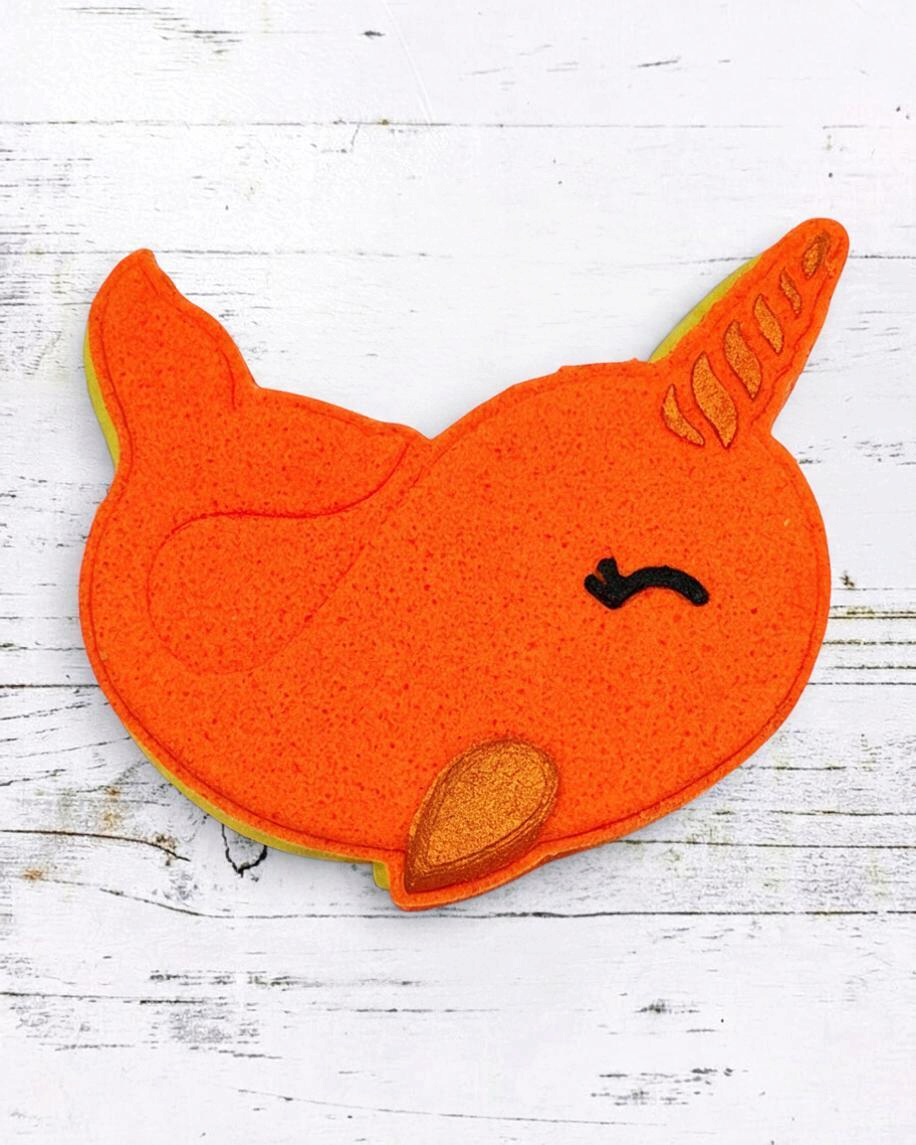 Narwhal Bath Bomb - Orange