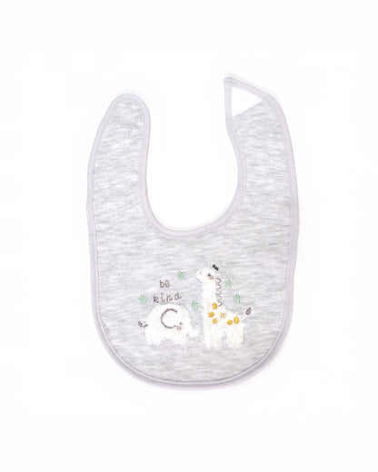 5 Pack Soft Cotton Poly Embroidered Baby Bibs