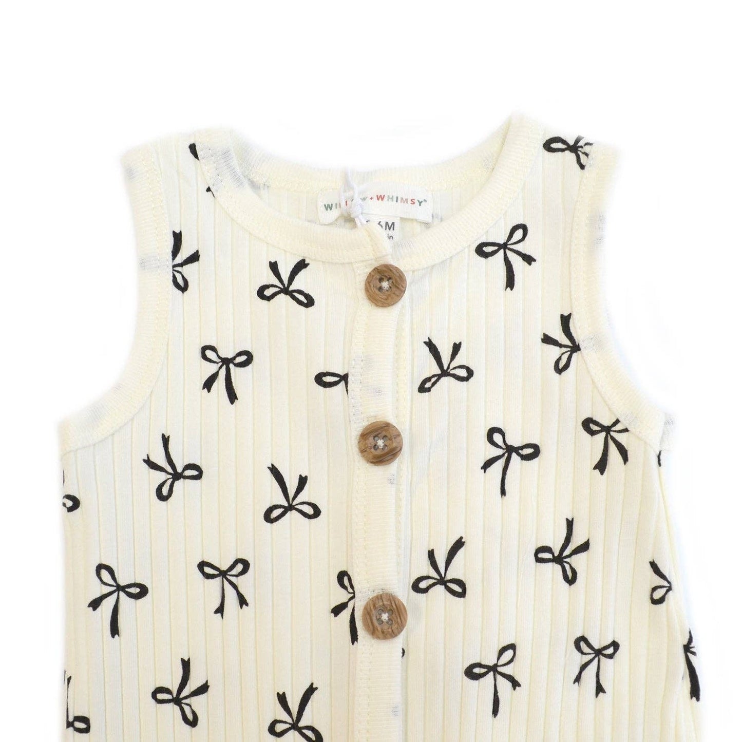 2 Piece Sleeveless Willow + Whimsy Coverall & Headband Set