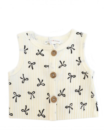 2 Piece Sleeveless Willow + Whimsy Coverall & Headband Set