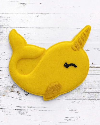 Narwhal Bath Bomb - Yellow