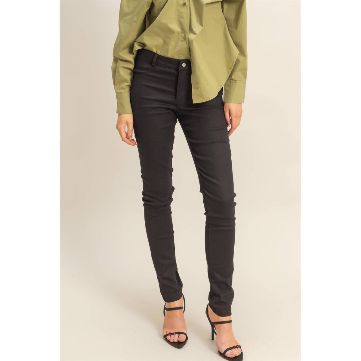 Low-Rise Skinny Pants