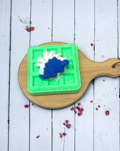 Waffle Bath Bomb - Green - Calla Lily Cosmetics + CL kids