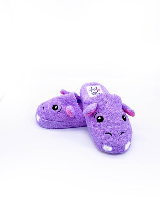 Harper the Hippo Slippers - Toddler 6-9