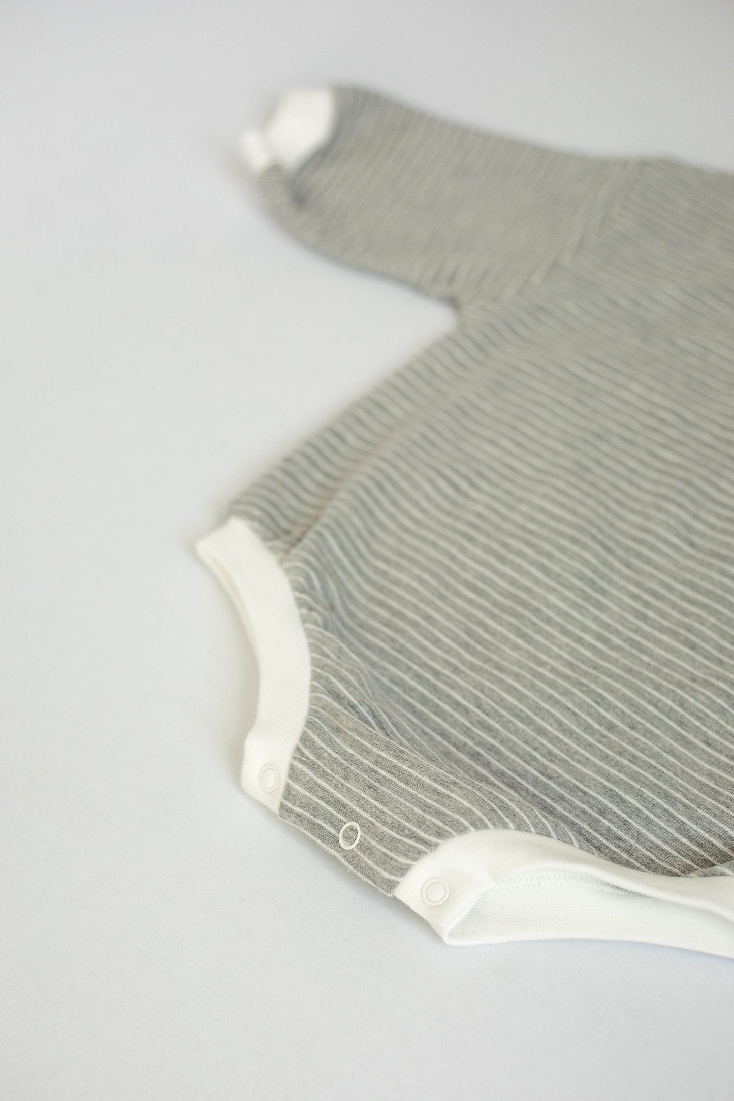 Stripped Organic Cotton Baby Romper