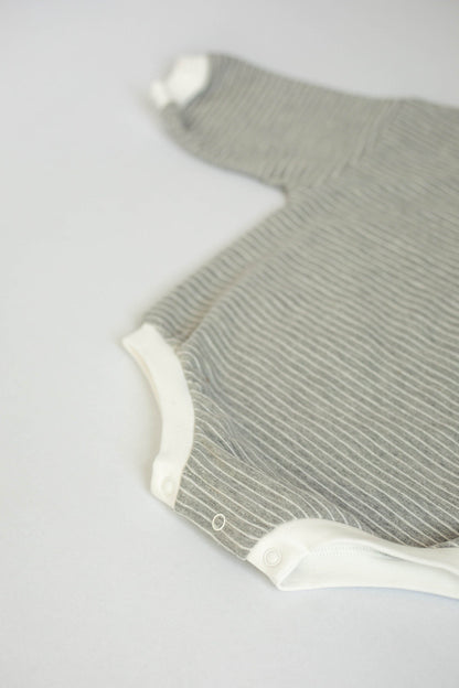 Stripped Organic Cotton Baby Romper