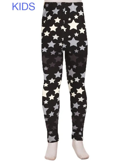 Kids Star Print Leggings - Calla Lily Cosmetics + CL kids