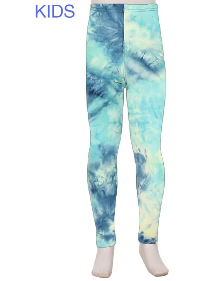 Kids Tie Dye Print Leggings - Calla Lily Cosmetics + CL kids