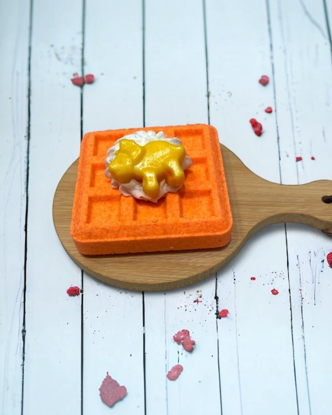 Waffle Bath Bomb - Orange - Calla Lily Cosmetics + CL kids