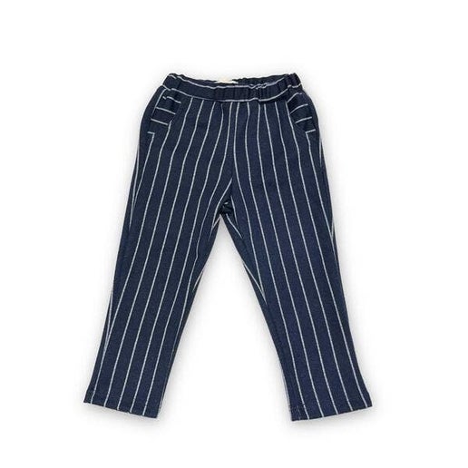 Pinstripe Jersey Pants Navy