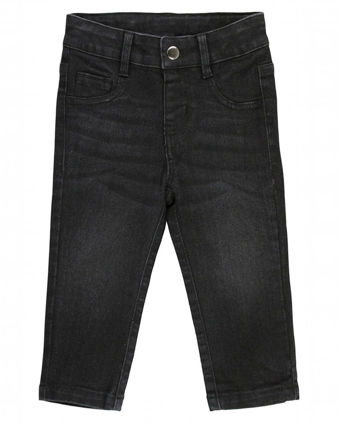 Black jeans on a white background