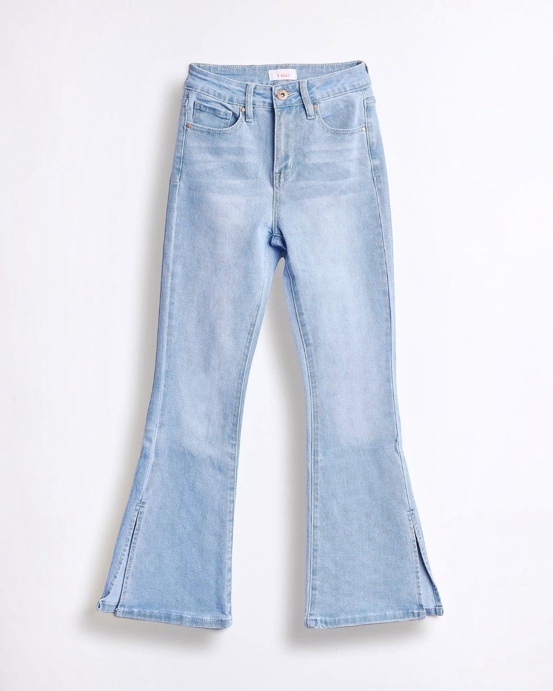 Girls Side Slit Jeans - Calla Lily Cosmetics + CL kids