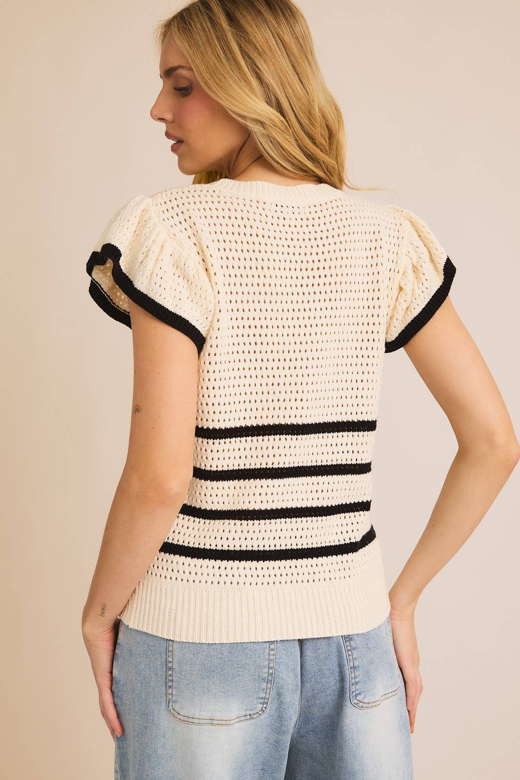 Crochet Knit Top