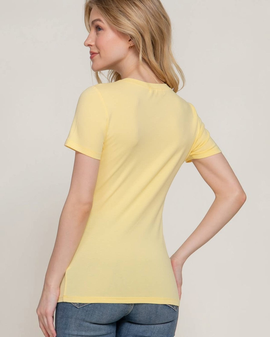 Crew Neck Cotton Tee