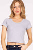 Cropped Baby Tee - Junior Fit