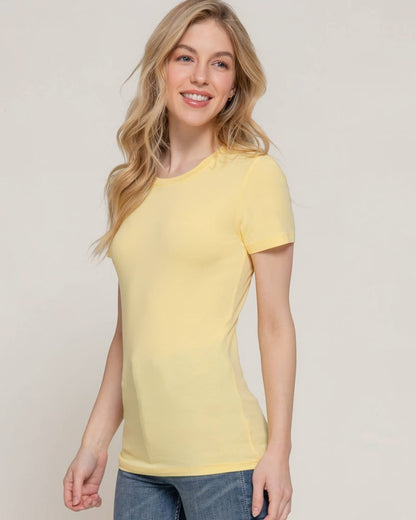 Crew Neck Cotton Tee