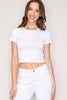 Crew Neck Crop Top - Junior Fit