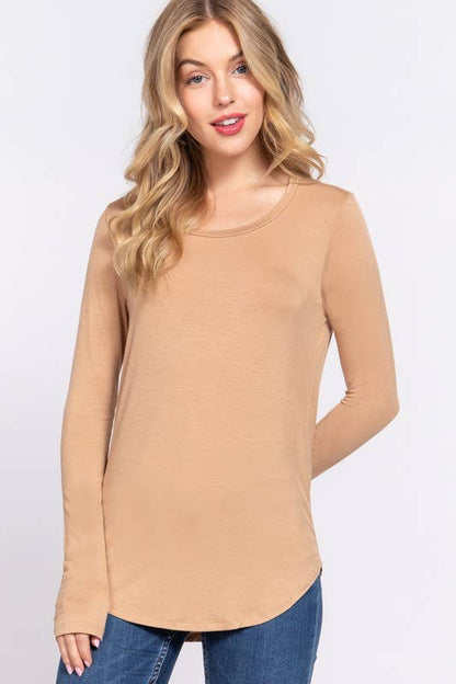 Long Sleeve Rayon Top