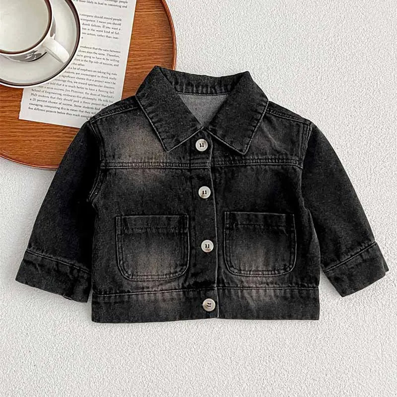 Black Toddler Jean Jacket
