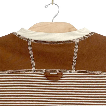 1/2 Zip Tee Classic Stripe