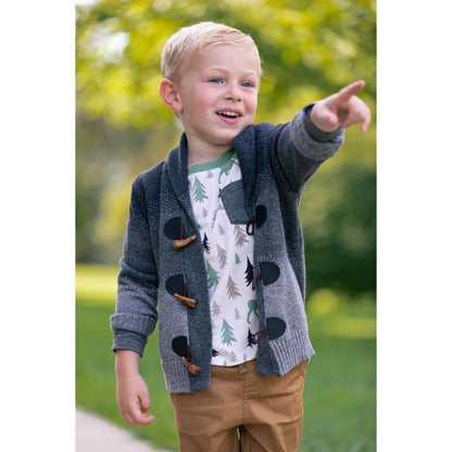 Grey Ombre  Toggle Cardigan