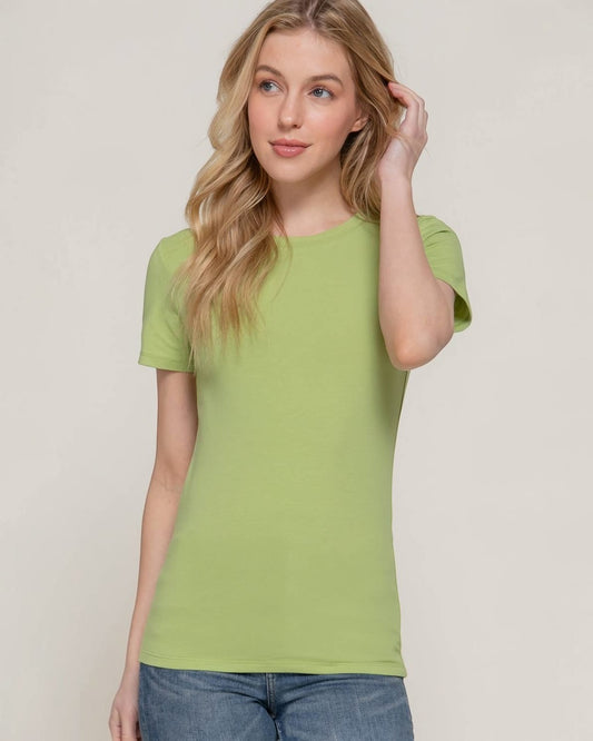 Crew Neck Cotton Tee