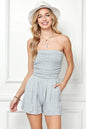 Tube Top Romper