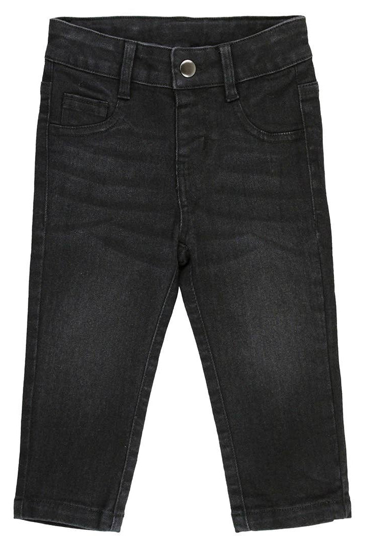 Black jeans on a white background