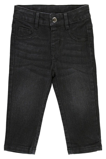 Black jeans on a white background