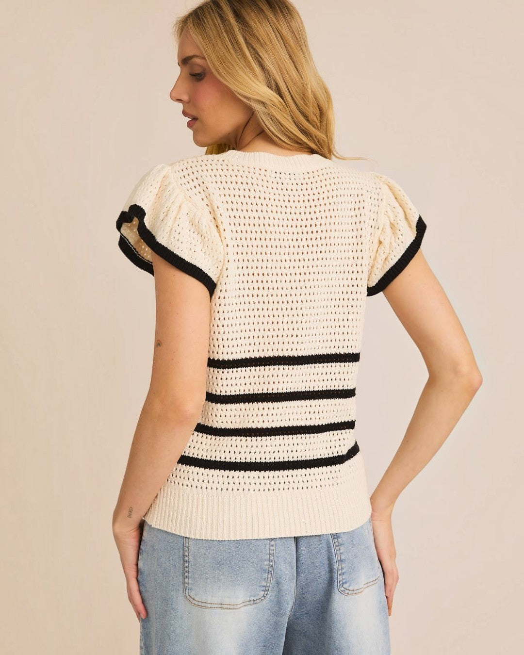 Crochet Knit Top
