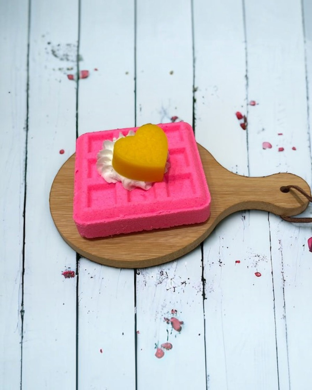 Waffle Bath Bomb  - Pink - Calla Lily Cosmetics + CL kids