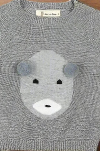 Pom Pom Ear Sweater - Calla Lily Cosmetics + CL kids