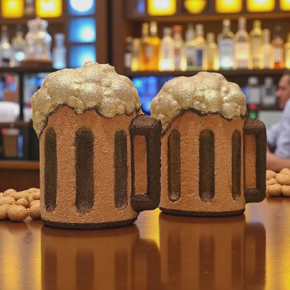 Frothy Beer or Root Beer Mug Bath Bomb