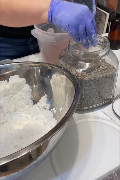 Square Goat Milk Bath Bomb - Black Amber and Lavender