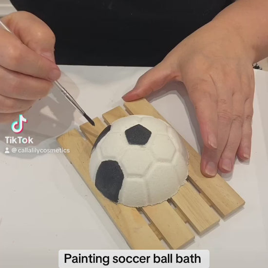 Soccer Ball Bath Bomb - Calla Lily Cosmetics + CL kids