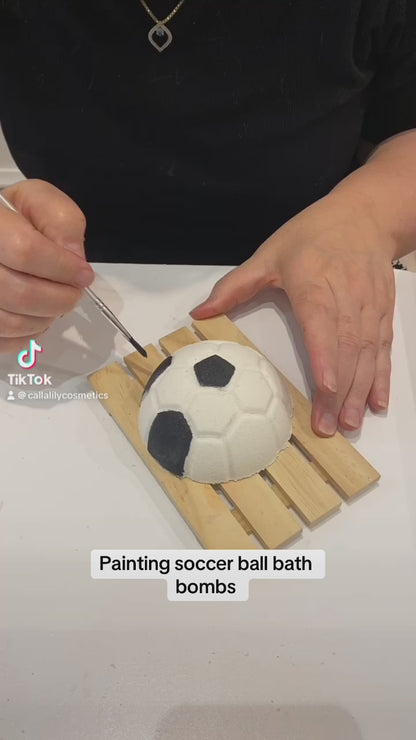 Soccer Ball Bath Bomb - Calla Lily Cosmetics + CL kids