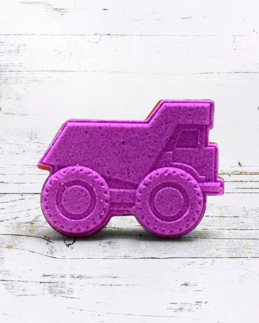 Dump Truck Bath Bomb - Purple - Calla Lily Cosmetics + CL kids