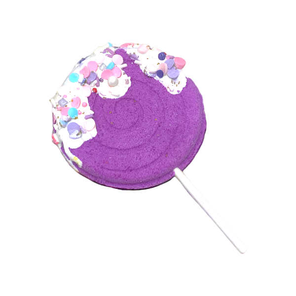 Lollipop Bath Bomb - Purple - Calla Lily Cosmetics + CL kids