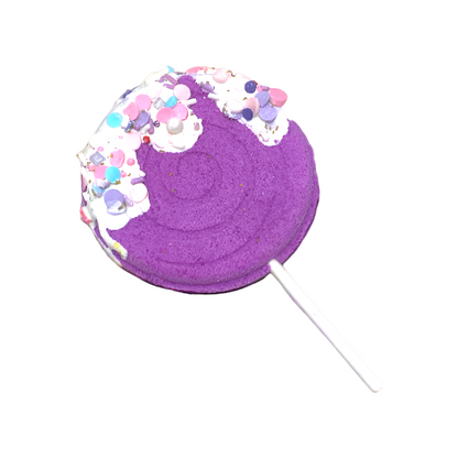 Lollipop Bath Bomb - Purple - Calla Lily Cosmetics + CL kids