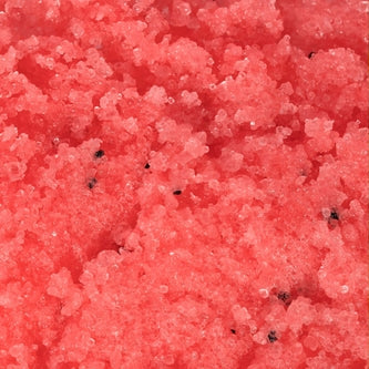 Three swatches of different textured materials in red, yellow, and purple.