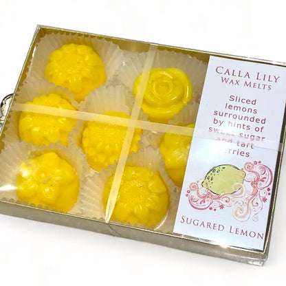 Sugared Lemon Pack of 9 Wax Melts - Calla Lily Cosmetics + CL kids