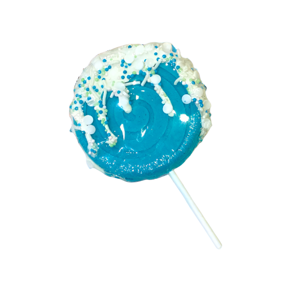 Lollipop Bath Bomb - Teal - Calla Lily Cosmetics + CL kids