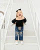 Top and Cheetah Print Jeans - Calla Lily Cosmetics + CL kids