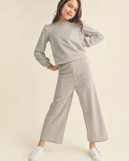 Long Sleeve Wide Leg Set - Tween - Calla Lily Cosmetics + CL kids